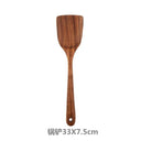 Eco-Friendly Teak Wooden Spatulas for Non-Stick Cookware