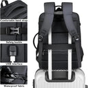 40L Expandable USB Travel Backpack, Flight Approved Carry On