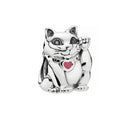 Sterling Silver Pet Cat Dangle Charm for Pandora Bracelet