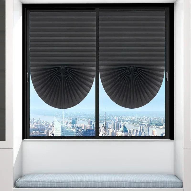 Blackout Cordless Pleated Window Blind - Easy Installation, Light Filtering, Child-Safe  ourlum.com   
