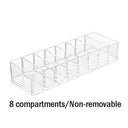 Acrylic Cosmetics Makeup Jewelry Organizer Box: Stylish Desktop Storage  ourlum.com 8 grid  