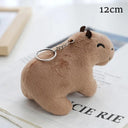 Capybara Plush Toy Keychain Bag Charm Stylish Animal Accessory