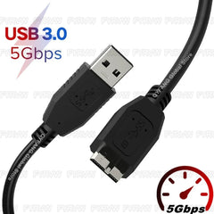 Ultra-Fast Micro B USB 3.0 Cable for External HDD and Mobile Device Connectivity