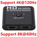 4K HDMI Bi-Directional Video Switch: Seamless Gaming Experience  ourlum.com 4K 120HZ HDMI Switch CHINA 