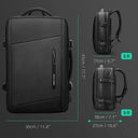 17 Inch Laptop Backpack Expandable Men Business Carry-on Bag