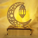 Ramadan Decoration Festival Wooden Moon Star Lights Deco Bedroom Decoration Ramadan 2023 Ramadan Party Lighting Decorative Lamps  ourlum.com wood-18  