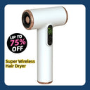 Portable Rechargeable Hair Dryer USB Charging LCD Display