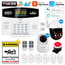 Smart WiFi GSM Alarm System with Remote Access LCD Display