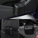 Portable Plastic Car Trash Can With Lid Box - Easy Clean