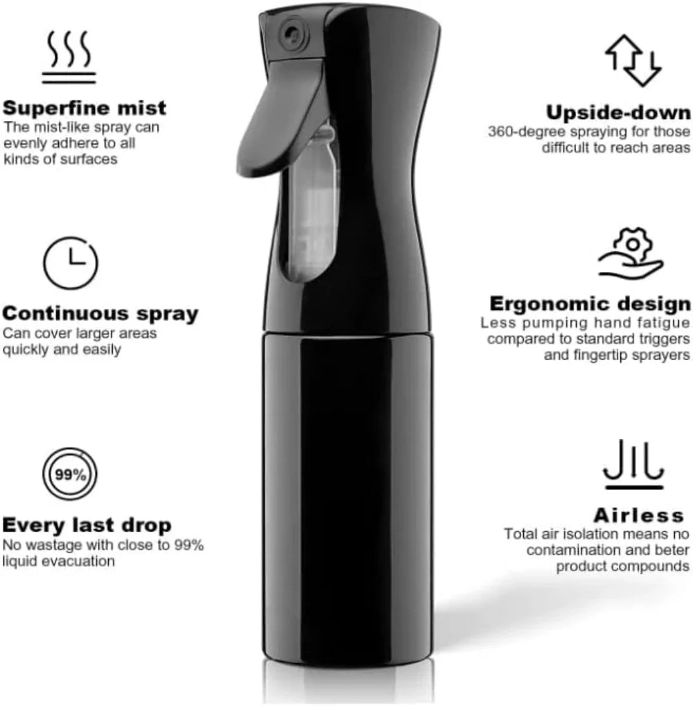 Hair Salon Atomizer: Professional Spray Bottle for Styling, Barber Use