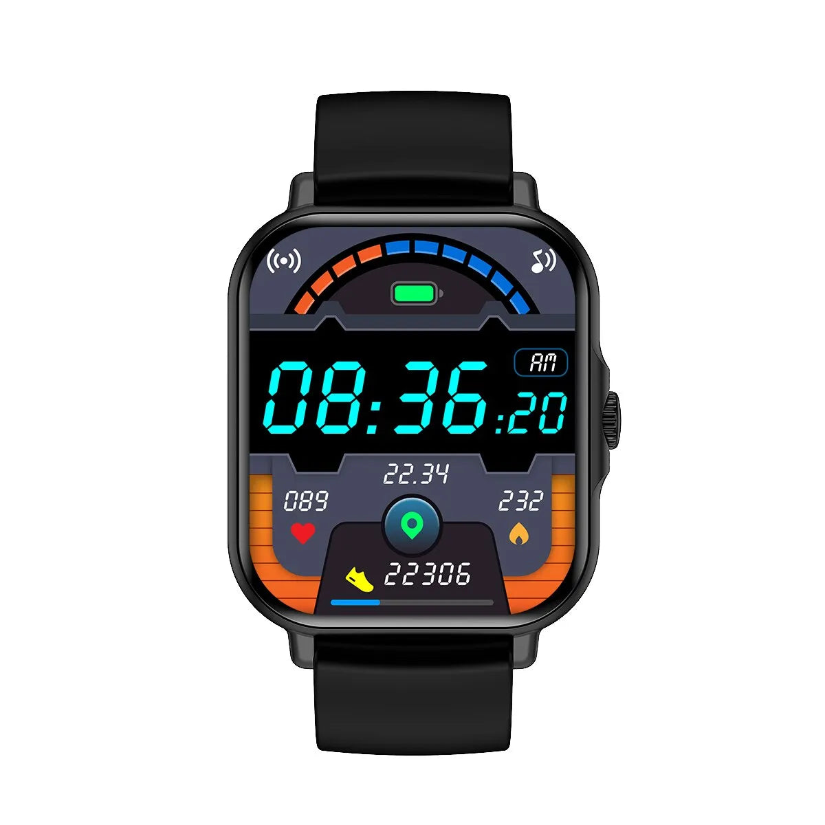 Smart Fitness Tracker Watch with Full Touch Screen and Bluetooth Calls - Multifunctional Sports Wristwatch for Men and Women  OurLum.com   