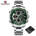 NAVIFORCE Stylish LED Military Watch for Men Elegant Timepiece