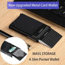 Rfid Smart Wallet: Stylish RFID Blocking Card Holder