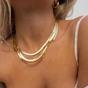 Hot Fashion Unisex Snake Chain Choker Necklace For Women