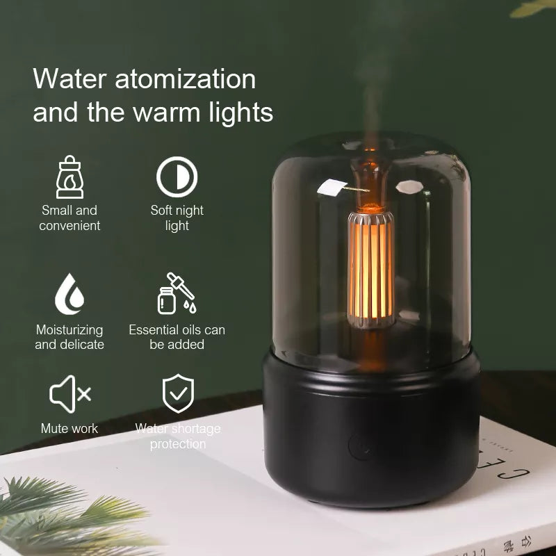 Portable Aroma Diffuser USB Air Humidifier Night Light Cold Mist Maker - Home Gift  ourlum.com   