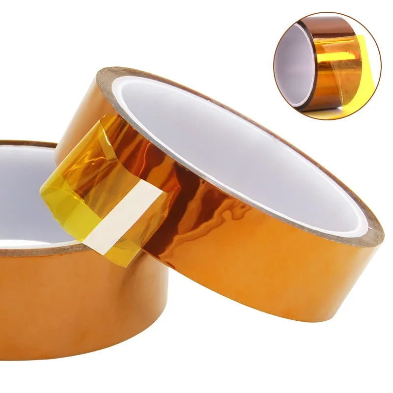 Gold Finger High Temp Polyimide Anti-Static Lithium Battery Insulation Tape  ourlum.com   