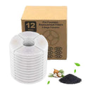 Activated Carbon Cotton Filters for Pet Water Dispenser - Triple Filtration for Fresh Water  ourlum.com 12pack filters  