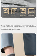 Ultimate Comfort Cotton Socks for Men - Sweat-Absorbing & Durable