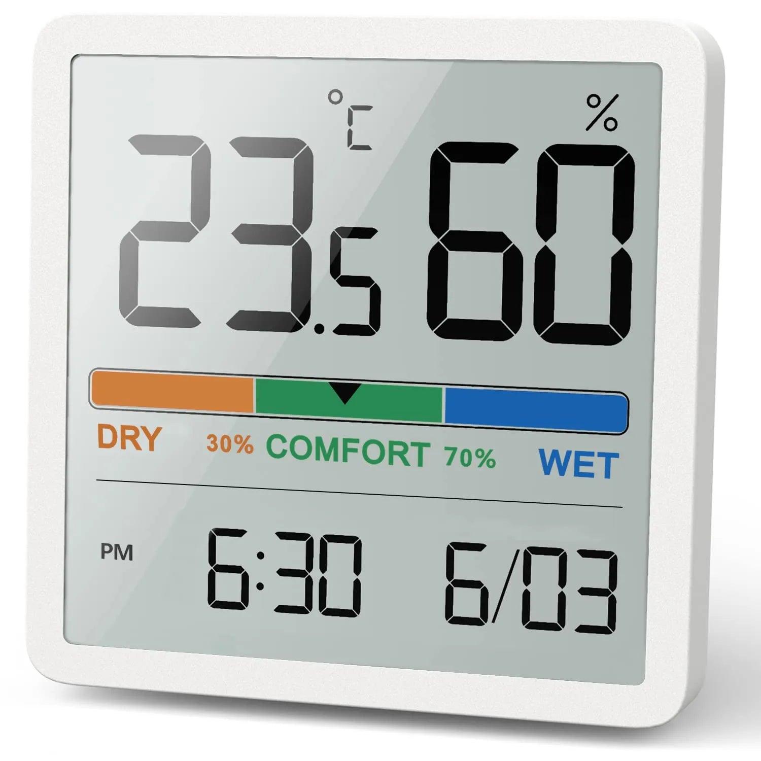 NOKLEAD Digital Thermometer Hygrometer Weather Station: Accurate Indoor Climate Control  ourlum.com   