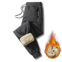 Winter Plush Fleece Men's Thermal Sweatpants Cold Weather Comfort