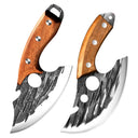 Versatile Forged Chef's Cleaver & Utility Knife Set