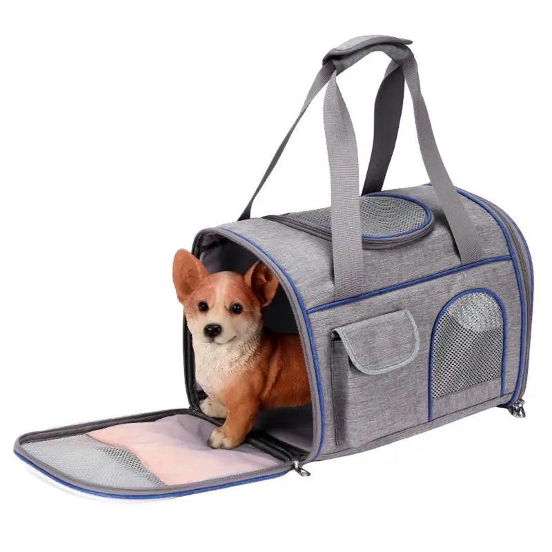 Soft Cat Carrier for Travel - Airline Approved, Collapsible, Portable Pet Bag  ourlum.com   