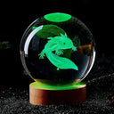 3D Axolotl Crystal Ball Night Light: Unique Gift, Home Decor & Artistic Ambiance  ourlum.com   