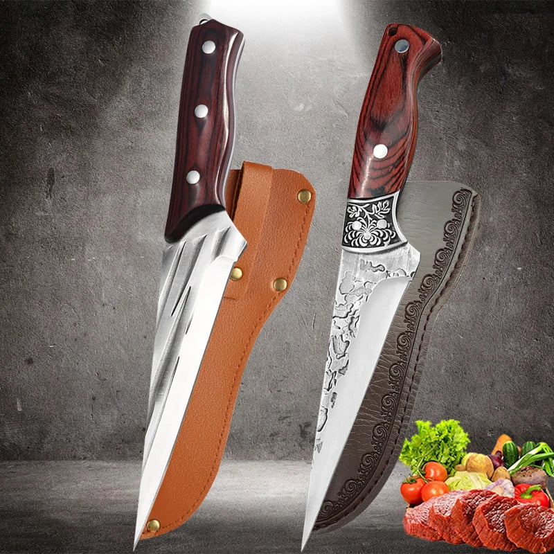 Professional High Carbon Clad Steel Chef Cleaver Knife