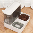 Automatic Cat Food and Water Dispenser with Wet Dry Separation