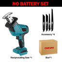 3600w 12000spm Brushless Reciprocating Saw Wireless Chainsaw Cut Saw Wood Cutting Tools With Sawblade For Makita 18V Battery  ourlum.com Without Battery brazil 