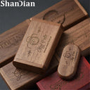 Wooden USB Pen Drive: Elegant Wedding Photography Memory Stick  ourlum.com   