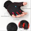 Fitness Half Finger Gloves Men And Women Wrist Guard Set