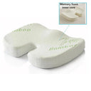 Memory Foam U-Shape Bamboo Gel Seat Cushion for Comfort