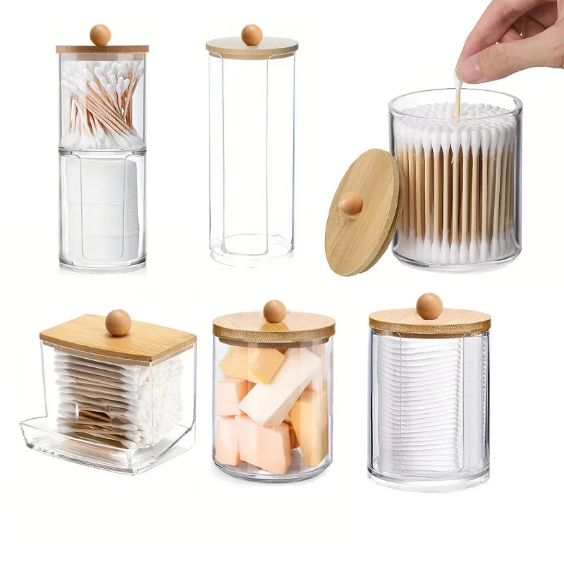 Acrylic Qtip Holder & Makeup Organizer : Elegant Storage Solution  ourlum.com   