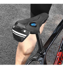 Comfortable Gel Memory Foam Bike Saddle Cover with Safety Taillights