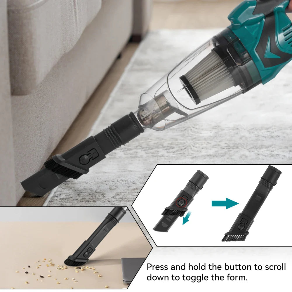 1500W Electric Cordless Vacuum Cleaner Portable Rechargeable Household Industrial Construction Clean Tool For Makita 18V Battery  ourlum.com   