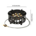 High-Power Portable Camping Stove 16800W Windproof Gas Burner