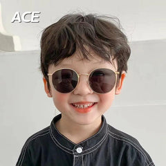 Colorful Kids Aviator Sunglasses with UV400 Protection - Stylish Mirror Lens Eyewear for Boys and Girls