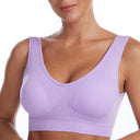 Comfortable and Stylish Seamless Plus Size Bralette for Women - Lum Lum Branded Lingerie  Our Lum Violet CHINA 4XL