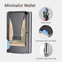 Carteira Masculina Credit Card Cases Minimalist Slim Wallet