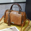 Yogodlns Tassel Handbag: Fashionable Shoulder Bag with Removable Strap  ourlum.com   