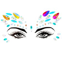 3D Sexy Face Tattoo Stickers Temporary Tattoos Glitter Fake Tattoo Rhinestones Masquerade for Women Party Face Jewels Tattoo  ourlum.com NO.16  