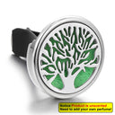 Tree of Life Refillable Car Air Freshener Clip Diffuser