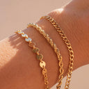 SUNIBI Classic Snake Chain Bracelet Chic Women's Jewelry Piece