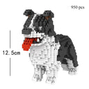 Dog Model Building Block Set: Creative, Fun, Educational Pet Toy for All Ages  ourlum.com Collie in bag  