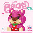 Hello Kitty Building Block Anime Figure Puzzle Ornament Gift  ourlum.com Lotso - 213PCS NO BOX 