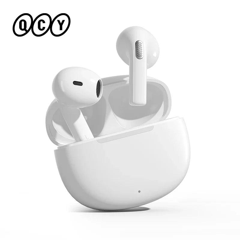 QCY T20 Wireless Earphones: Immersive Sound & Clear Calls with Smart Controls  ourlum.com   