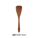 Eco-Friendly Teak Wooden Spatulas for Non-Stick Cookware