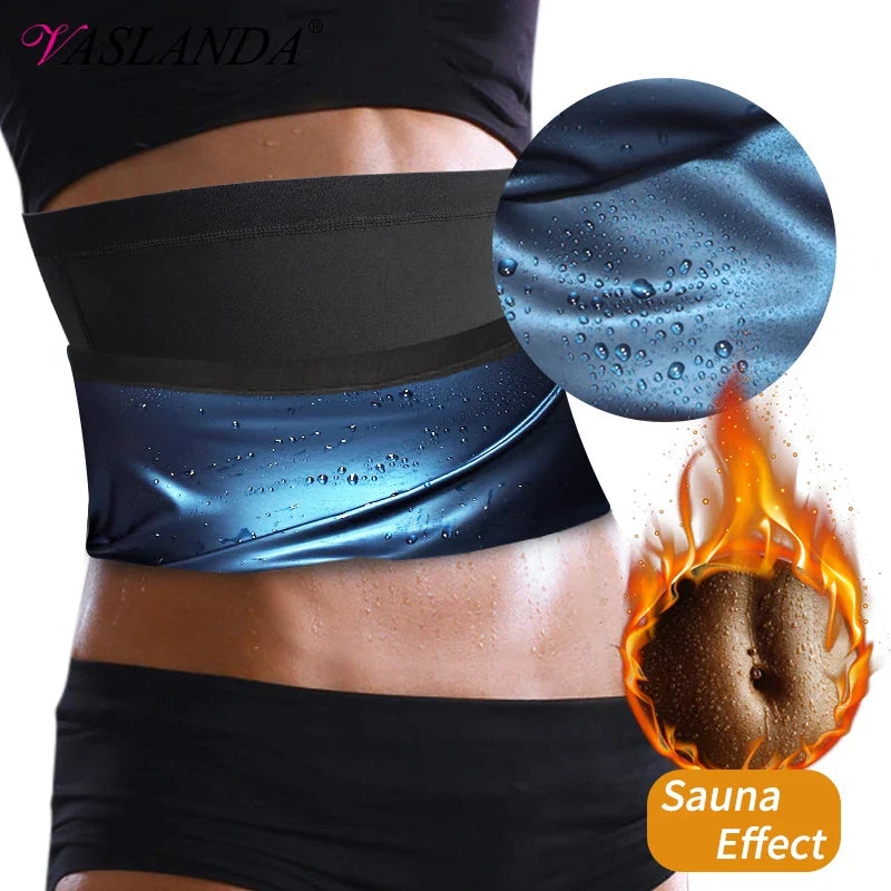 Sauna Waist Trimmer Slimming Belt - Enhance Workouts, Boost Sweat & Shape Your Body!