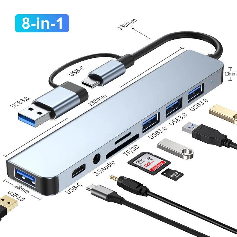 USB C Hub Dock Station: Seamless Connectivity & Fast Data Transfer  ourlum.com   